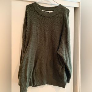 Aerie Sweater Large Olive